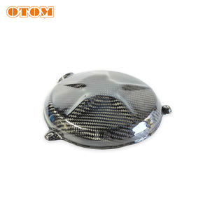 OTOM 2024-2025 Couvercle d'embrayage en fibre de carbone pour motocyclette <span class=keywords><strong>EC</strong></span> ECF MC MCF EX EXF 250 300 350 450 pour <span class=keywords><strong>GASGAS</strong></span> - Product Image 5