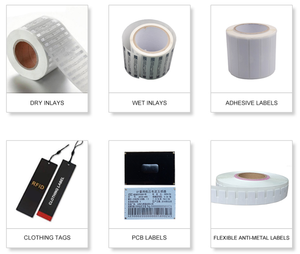 Étiquette RFID UHF 13,56 MHz NFC personnalisée OEM, taille sur mesure, étanche, <span class=keywords><strong>avec</strong></span> <span class=keywords><strong>logo</strong></span> imprimé, autocollant adhésif passif - Product Image 2