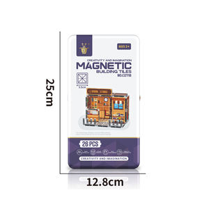 <span class=keywords><strong>ELI</strong></span> TOYS Bloques Magnéticos en Caja de Hierro, 5.5 CM, Juego de Construcción Magnética, Juguetes Educativos de Rompecabezas, Bloques de Construcción Magnéticos - Product Image 4
