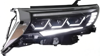 Para Toyota PRADO 2018-2023, Conjunto de Faros Delanteros LED Modificados, Repuesto de Faros para Automóvil, Suministro de Fábrica, Piezas de Automóvil - Un Par