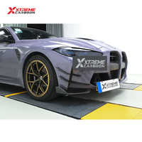 Kit de lames de pare-chocs avant en fibre de carbone sèche XTREME style N pour BMW G80 G81 M3 G82 G83 M4