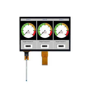 Écran LCD 10,1 pouces 1024×600 à large plage de température TTL -30 ° C à 80 ° Écran LCD TFT haute luminosité 900 nits avec écran tactile capacitif - Product Image 1