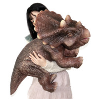 Dinosaure animatronique réaliste en acier pour parcs d'attractions intérieurs/extérieurs