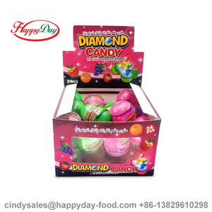 HAPPYDAY Caramelos Duros en Forma de Anillo, Juguete de Huevo de Plástico con Sabor a Frutas - Product Image 2