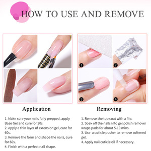 6 Color Solid Poly Gel 8ml Painless Crystal <b>Nail</b> <b>Extension</b> Gel Quick Builder UV Sculpting Gel for <b>Nail</b> Salon Supplies DIY - Product Image 5