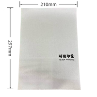 Tatami Dengan Lem Ukuran A4 Vinyl Transfer Panas Sublimasi Mikro untuk Patch Pakaian, Lencana, Logo