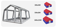Tenda Penyelamat Tiup Berkualitas Tinggi 600D Oxford untuk Keadaan Darurat Luar Ruangan, 38USD/sqm 10-100sqm, 35USD/sqm 100-1000sqm