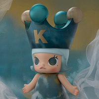 POPMART MEGA ROYAL MOLLY 400% DIDI-TO LOVE Оригинальная аниме-фигурка, коллекционная кукла для дома, загадочная коробка-сюрприз, подарок