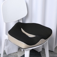 Coccyx ergonomique, coussin de siège auto antidérapant, chaise en mousse à mémoire de forme extra large et ferme pour le bureau