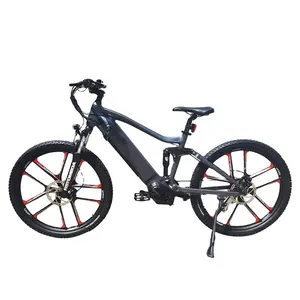 החדש 48V 500W M600 אמצע כונן ebike נסתרת 14Ah SDI סוללה מלא השעיה ebike חשמלי אופני הרים