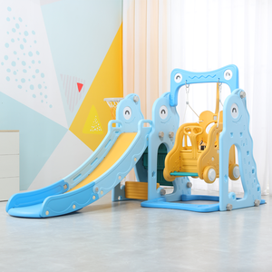 Bán Buôn Toddler Chất Lượng Cao Trong Nhà Bé Nhựa Animal Slide Và Swing Kids <span class=keywords><strong>Slides</strong></span> Cho Trẻ Em Sân Chơi Và Swing Chơi Set - Product Image 4