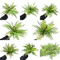 Plantes aquatiques artificielles tropicales en forme de fougère, ultra-réalistes et de haute qualité – Matériau PVC haute simulation, respectueux de l'environnement, vert