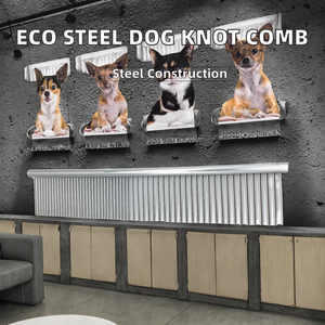 Maclura - Nuevo Peine Desenredante Ecológico de Acero Inoxidable para Perros y Animales Pequeños en Tamaños Grande/Mediano/Pequeño - Product Image 2