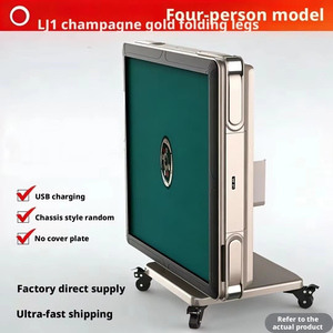 Máquina de mahjong totalmente automática, venta al por mayor de fábrica, para uso doméstico y comercial, mesa de mahjong plegable silenciosa y dedicada. - Product Image 1