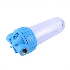Boîtier de filtre à eau électrique <span class=keywords><strong>RO</strong></span> 10'' en plastique monobloc pour filtration des sédiments domestiques, adapté aux animaux domestiques - Product Image 1