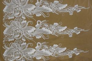 באיכות גבוהה טהור לבן חרוזים תחרה טול קריסטל פאייטים בד לבן חתונה שמלות 2023 עבור כלות HY1691 - Product Image 5