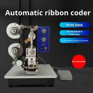 Cap pita listrik tanggal produksi baru untuk pencetakan kode batang otomatis terus-menerus aplikasi makanan mudah dioperasikan - Product Image 2