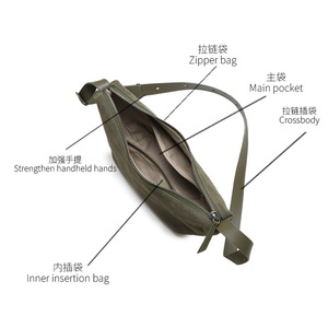 Модные женские сумки из натуральной кожи <span class=keywords><strong>2026</strong></span> года: высококачественные люксовые сумки через плечо - Product Image 3