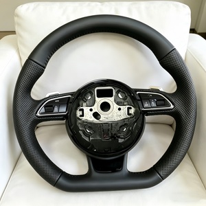 Volantes de Cuero Personalizables a <span class=keywords><strong>Precio</strong></span> de Fábrica para <span class=keywords><strong>Audi</strong></span> S3 8P S4 B8 S5 S6 S7 S8 A3 8V A3 8P A4 B8 A5 B8 A6 C7 A7 C7 A8 D4 - Product Image 1
