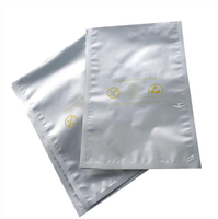 Bolsa de Aluminio con Barrera de Humedad Personalizada, Bolsa de Aluminio Antiestática ESD Plateada, Bolsa de Mylar para Envasado al Vacío Industrial