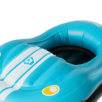 Bateaux gonflables électriques bleus/rouges avec hélice, flotteurs géants pour adultes, combats aquatiques, anneaux de natation d'été