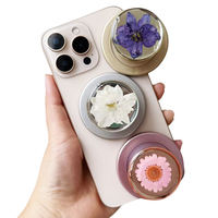 Support de téléphone rétractable en forme de fleur pour bureau, vente en gros, supports de téléphone mignons, magnétiques