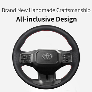 Accessori Auto, Decorazione Interna, Coprivolante in Pelle Artificiale Cucito a Mano per <span class=keywords><strong>Toyota</strong></span> <span class=keywords><strong>RAV4</strong></span> 2026 - Product Image 3