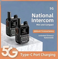 Radio bidirectionnelle portable 5G POC RONGYIN 380 durable, portée illimitée, talkie-walkie avec GPS intégré, expédition en 24h, étanchéité IPX4