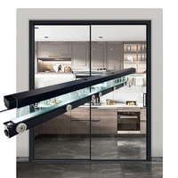 Puerta Corredera Automática Dinámica de Aleación de Aluminio Maglev Serie Shenzhou A - Puerta Automática Silenciosa y Suave para Oficinas Comerciales y Hoteles