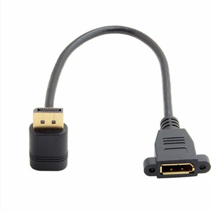 Adaptador Displayport macho a hembra con conector HDMI 4K en ángulo recto para monitor LED - Product Image 1