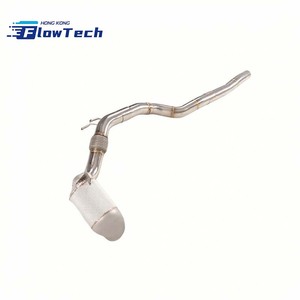 ท่อลงสแตนเลส T304 แบบไหลสูงสำหรับรถยนต์ Volkswagen Tiguan L 2.0T พร้อมแผ่นกันความร้อน – ท่อไอเสียสมรรถนะสูงแบบยึดติดโดยตรง - Product Image 3