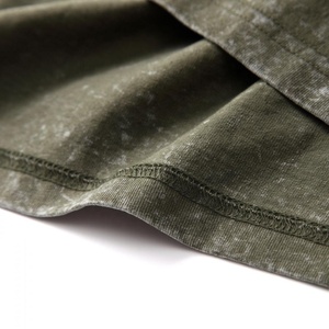 Custom Vintage Acid Wash T-Shirt 100% <strong>Cotton</strong> Long Sleeve Plus Size Graphic Street <strong>Wear</strong> Wholesale Print Sweatshirt Custom Logo - Product Image 3