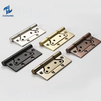 Charnière de Porte à Fente ZUOGANG en Acier Inoxydable 201 de 4 Pouces pour Entrée de Maison et Hôpital - Accessoires de Mobilier