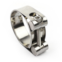 Colliers de serrage à vis en T en acier inoxydable 304, collier de serrage de tuyau à vis en T 108mm-115mm 3.0, collier de serrage de tuyau à vis en T personnalisé OEM