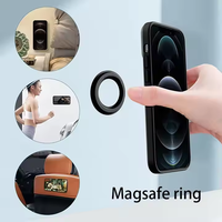 Soporte Magnético para Teléfono Móvil, Anillo Magnético, Soporte Adhesivo para Pared, Espejo, Coche, Cocina, Ducha