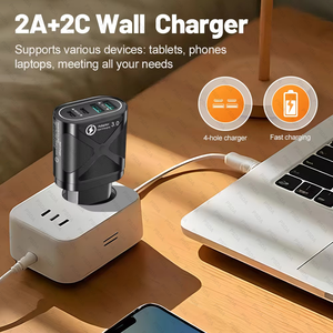 Cargador Rápido de 40W USB PD QC3.0 para <span class=keywords><strong>iPhone</strong></span> 17 16 15 13 Pro Max, Samsung, Huawei, Xiaomi, Adaptador de Teléfono Móvil, <span class=keywords><strong>Enchufe</strong></span> EU/US/UK - Product Image 3