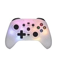 Manette de jeu sans fil RGB avec joystick 3D haute sensibilité et boutons programmables pour Switch pour PS4 Mando Manette