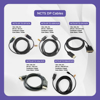 Câble NCTS DP Mâle-Mâle à Prix Compétitif, Bande Passante 17,28 Gbit/s, Résolution 4K Stable et Fiable, Blindé pour Ordinateur