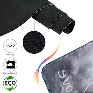 Alfombrilla de Ratón Grande para Juegos en Blanco y Negro, Alfombrilla de Escritorio con Bordes Cosidos, Alfombrilla de Ratón XL - Product Image 4