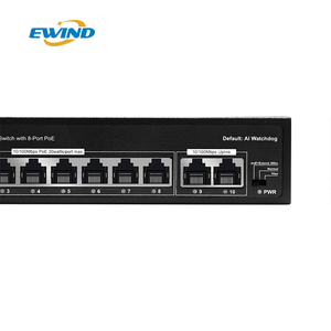 Hoge Snelheid Smart Enterprise Poe Switch 8 Poort Standaard Netwerk Switches 100Mbps Ethernet Switch Voor Access Points En Ip Camera - Product Image 4