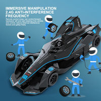 MZToys YY2043 Voiture RC 2.4G à l'échelle 1/10, direction flexible en plastique, véhicule de course sportif télécommandé haute vitesse pour enfants