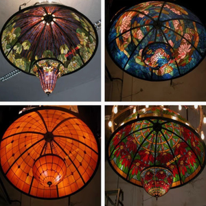 Lampes suspendues inversées Rosebush pour la décoration de plafond de bar, <span class=keywords><strong>vitrine</strong></span> de <span class=keywords><strong>magasin</strong></span>, cloison, lampe suspendue en verre teinté - Product Image 3