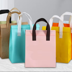 Sac isotherme pour boissons en non-tissé à prix de gros, sac à déjeuner pour restaurant, sacs isothermes pour crème glacée - Product Image 3