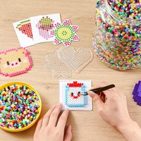 Perles à fusionner colorées DODO, jouets éducatifs en plastique pour l'art et l'artisanat, bricolage pour enfants