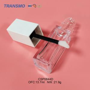 Tube de brillant à lèvres écologique, étiquette privée, vide, transparent, mini tube de brillant à lèvres personnalisé, tube de brillant à lèvres vide en PET - Product Image 5