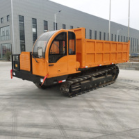 Livraison Gratuite 15 Tonnes 15000KG Tout-Terrain Crawler Dumper Truck Agricultural Front Loader Transporter