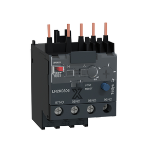 รีเลย์ป้องกันโอเวอร์โหลดความร้อน LR2K0306 เพื่อป้องกันวงจรไฟฟ้ากระแสสลับและมอเตอร์จากการโอเวอร์โหลด - Product Image 1