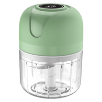 Hachoir Manuel Moderne Mini 4-en-1, Presse-Ail, Hachoir à Main, Broyeur de Légumes, Piments et Viande, en ABS Durable