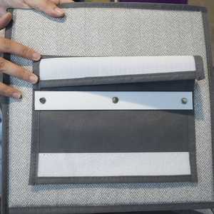 Organisateur de <span class=keywords><strong>placard</strong></span> suspendu en tissu à double rangement avec 4 étagères pour vêtements - Product Image 4