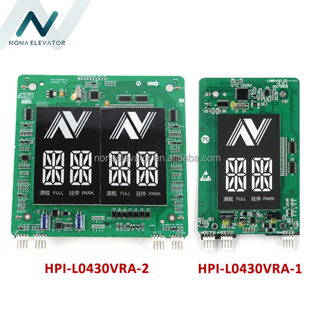 Original Elevator Parts PCB Elevator Display Board HPI-L0430VRD-1 HPI-L0430VRA-2 LOP Outbound Call Display Panel Board for Hotel